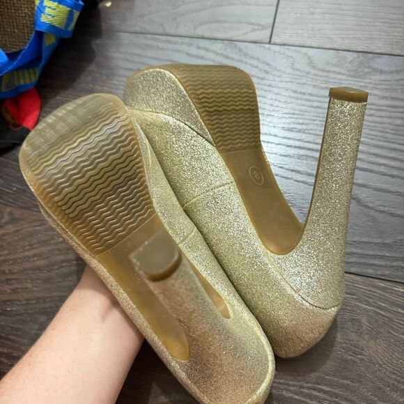 Mossimo Women’s 8 Glitter Sparkle Heels - Picture 3 of 6